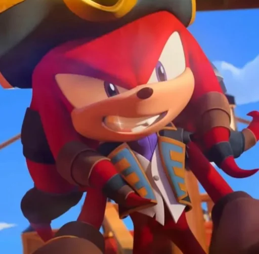 🤩 Стикер «KNUCKLES THE ECHIDNA» для Telegram