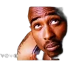 Стикер 30 2Pac Shakur