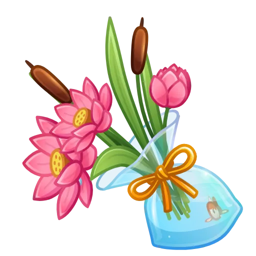 💐 Эмодзи «Pretty Posy» для Telegram