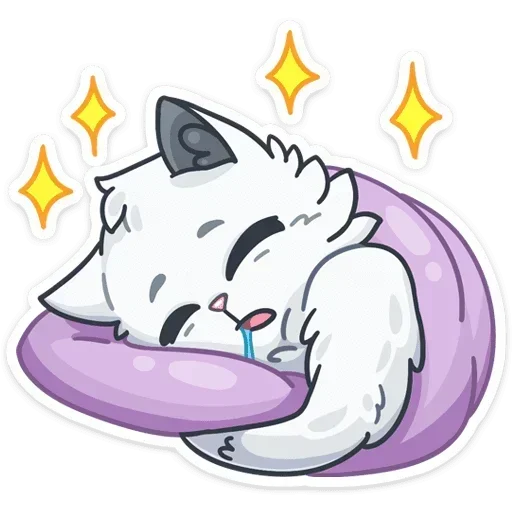 😴 Стикер «Снежик» для Telegram