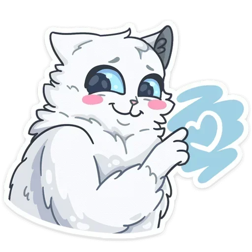 ❤️ Стикер «Снежик» для Telegram
