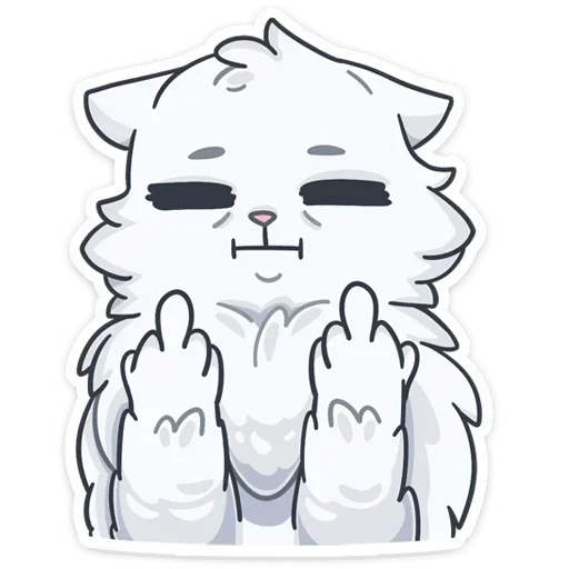 🖕 Стикер «Снежик» для Telegram