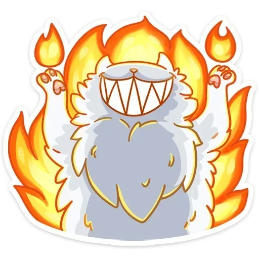 😈 Стикер «Снежик» для Telegram