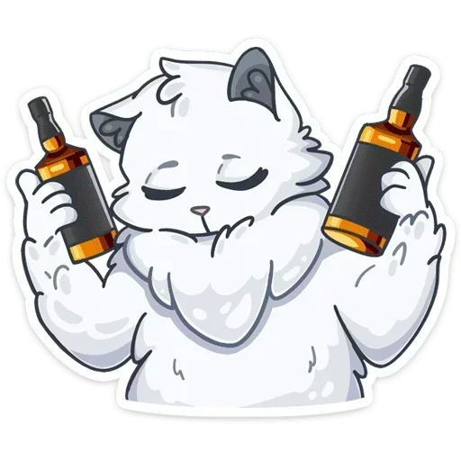 🍾 Стикер «Снежик» для Telegram