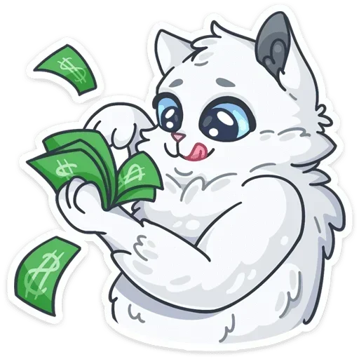 💵 Стикер «Снежик» для Telegram