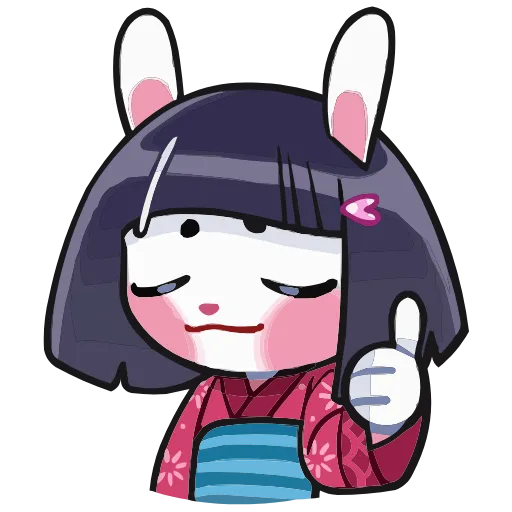 🤩 Эмодзи «Усагичи» для Telegram