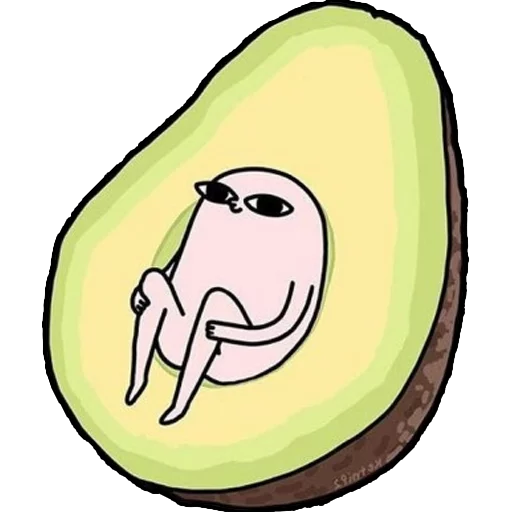 🥑 Стикер «Пак для калажей» для Telegram