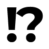 ⁉️ Эмодзи «» для Telegram