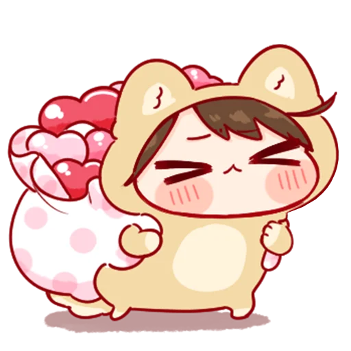 💞 Стикер «Toco&;s love pack 3» для Telegram