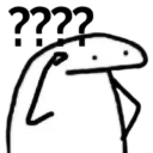 🤔 Стикер «Stickman» для Telegram
