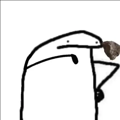 🪨 Стикер «Stickman» для Telegram