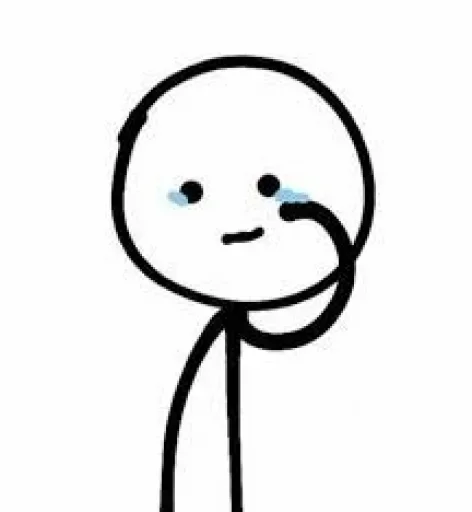 😪 Стикер «Stickman» для Telegram