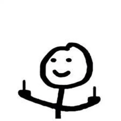 🖕 Стикер «Stickman» для Telegram