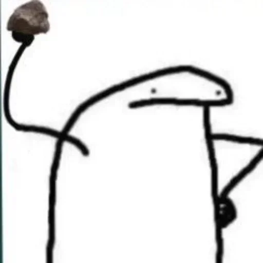 🪨 Стикер «Stickman» для Telegram