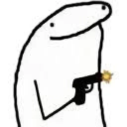 🔫 Стикер «Stickman» для Telegram