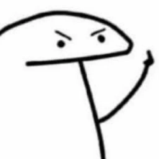 🖕 Стикер «Stickman» для Telegram