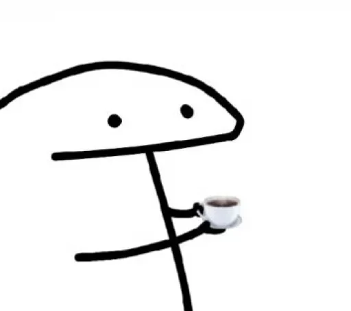 ☕️ Стикер «Stickman» для Telegram