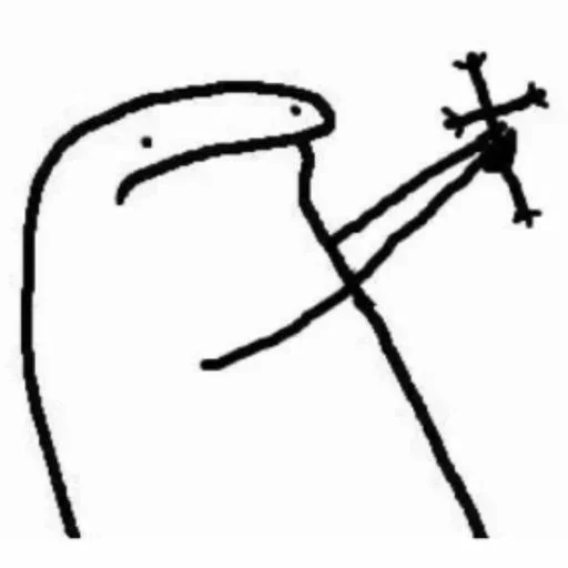 🤞 Стикер «Stickman» для Telegram