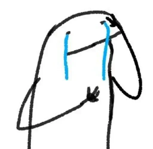 😭 Стикер «Stickman» для Telegram