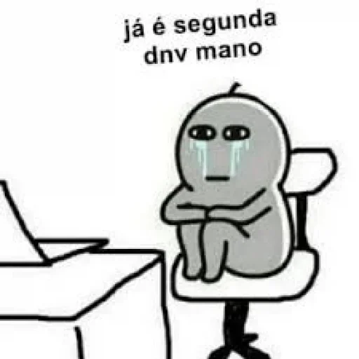 😭 Стикер «Stickman» для Telegram