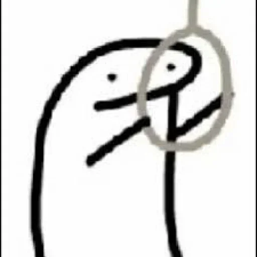 😵 Стикер «Stickman» для Telegram
