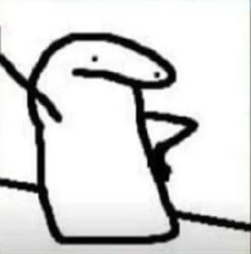 🫤 Стикер «Stickman» для Telegram