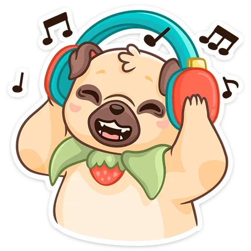 🎧 Стикер «Падди» для Telegram