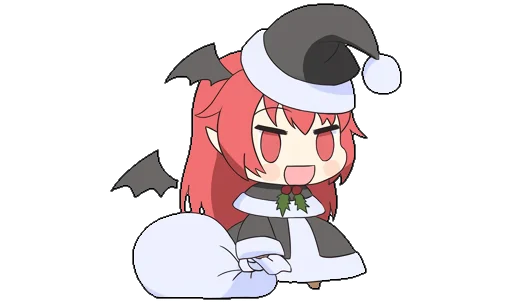🎄 Стикер «Touhou Padoru Chibi Characters» для Telegram
