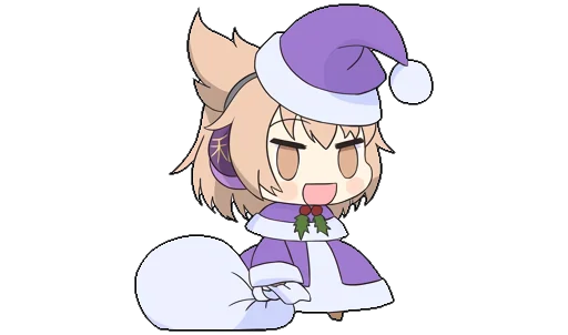 🎄 Стикер «Touhou Padoru Chibi Characters» для Telegram
