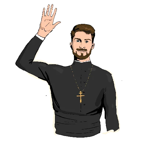 ✋ Стикер «padre kost» для Telegram