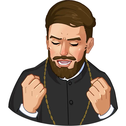 🙌 Стикер «padre kost» для Telegram