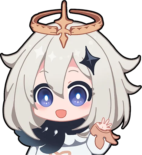 👋 Стикер «Paimon (Genshin Impact)» для Telegram