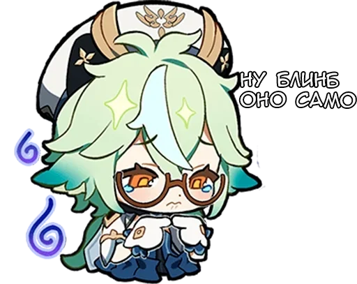 😭 Стикер «Стики Паймон» для Telegram