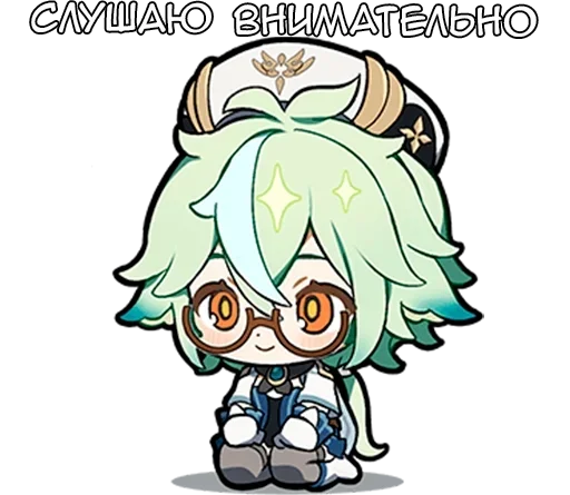 👂 Стикер «Стики Паймон» для Telegram