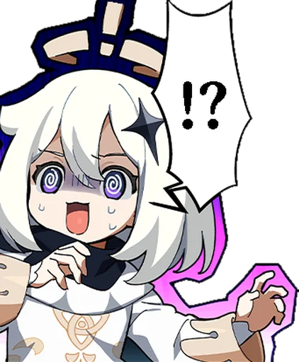 ⁉️ Стикер «Paimon Stickers 1» для Telegram