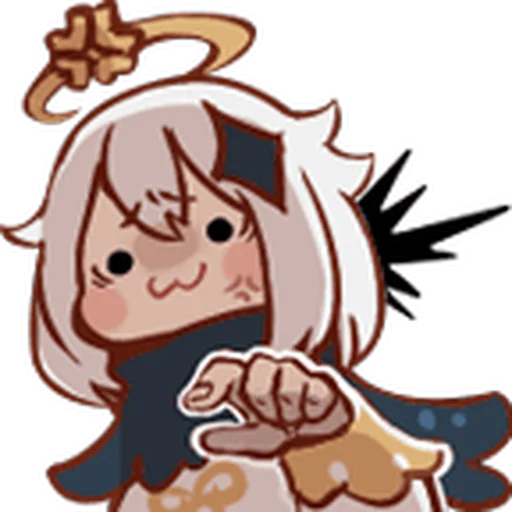 😡 Стикер «Paimon Stickers 1» для Telegram