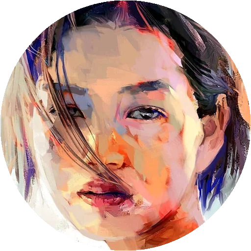 😀 Стикер «Painted Girls» для Telegram