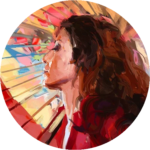 😛 Стикер «Painted Girls» для Telegram