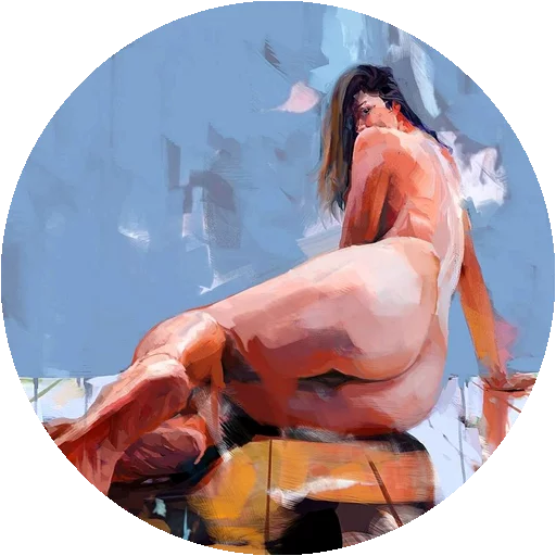 😃 Стикер «Painted Girls» для Telegram