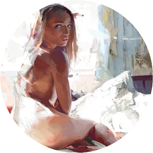 😀 Стикер «Painted Girls» для Telegram