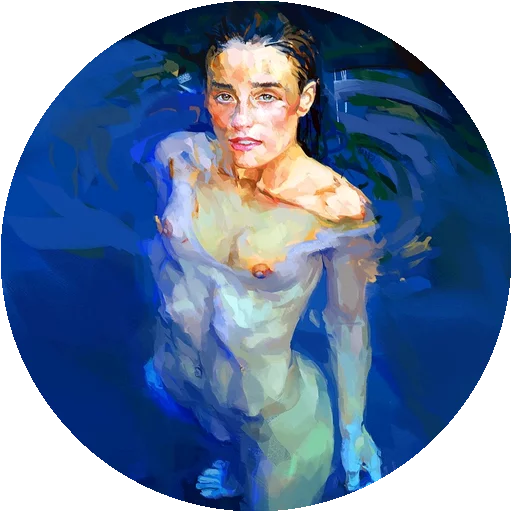 😃 Стикер «Painted Girls» для Telegram