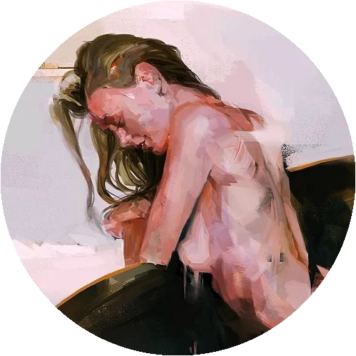 😃 Стикер «Painted Girls» для Telegram