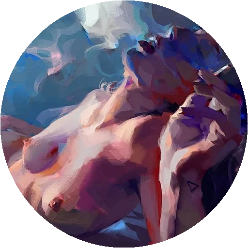 😌 Стикер «Painted Girls» для Telegram