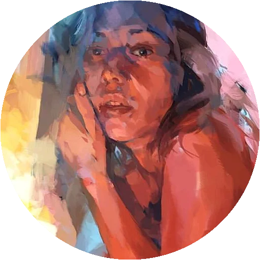 😃 Стикер «Painted Girls» для Telegram