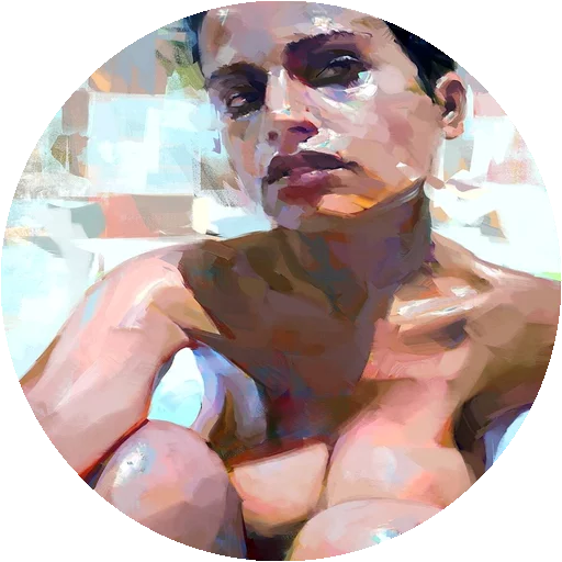 😀 Стикер «Painted Girls» для Telegram