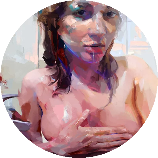 😀 Стикер «Painted Girls» для Telegram