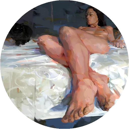 😃 Стикер «Painted Girls» для Telegram