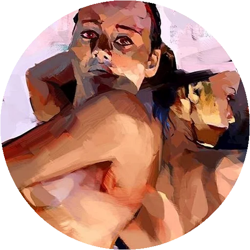 😛 Стикер «Painted Girls» для Telegram
