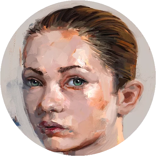 😀 Стикер «Painted Girls» для Telegram