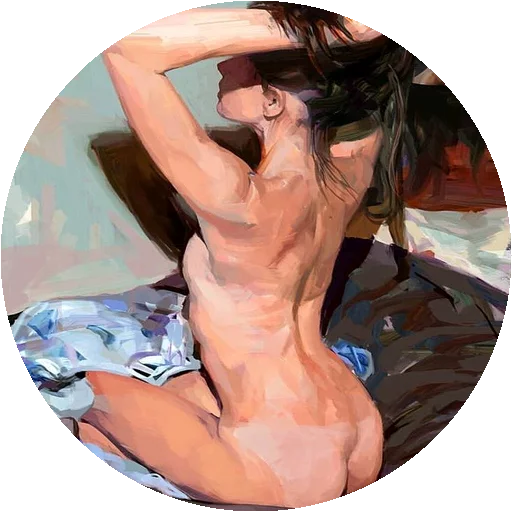 😀 Стикер «Painted Girls» для Telegram